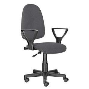 Офисное кресло Brabix Prestige Ergo MG-311 (регулируемая эргономичная спинка, ткань, серое) 531874 в Рязани