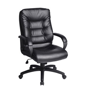 Кресло компьютерное BRABIX "Supreme EX-503", экокожа, черное, 530873 в Рязани