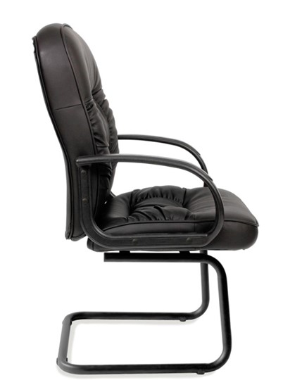 Кресло компьютерное CHAIRMAN 416V экокожа черная в Рязани - изображение 5