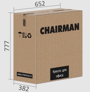 Офисное кресло CHAIRMAN 432, экокожа, цвет черный в Рязани - изображение 6