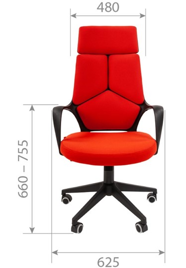 Кресло CHAIRMAN 525, серое в Рязани - изображение 1