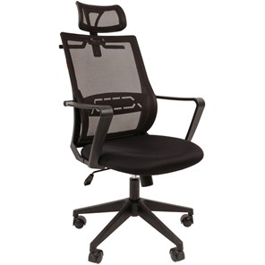 Офисное кресло CHAIRMAN 545 сетка/ткань черный в Рязани