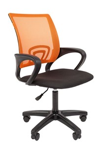 Офисное кресло CHAIRMAN 696 black LT, оранжевый в Рязани