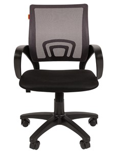 Офисное кресло CHAIRMAN 696 black Сетчатый акрил DW63 темно-серый в Рязани - предосмотр 3