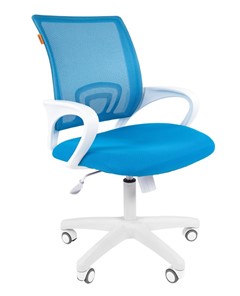 Кресло CHAIRMAN 696 white, tw12-tw04 голубой в Рязани
