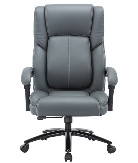 Офисное кресло CHAIRMAN CH415 эко кожа серая в Рязани - изображение 1