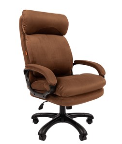 Компьютерное кресло CHAIRMAN HOME 505, велюр коричневое в Рязани