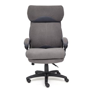 Кресло офисное DUKE флок/ткань, серый/серый, 29/TW-12 арт.14039 в Рязани - предосмотр 1