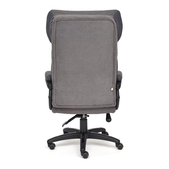 Кресло офисное DUKE флок/ткань, серый/серый, 29/TW-12 арт.14039 в Рязани - изображение 4