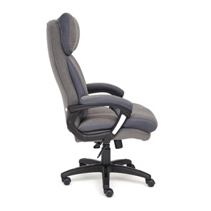 Кресло офисное DUKE флок/ткань, серый/серый, 29/TW-12 арт.14039 в Рязани - предосмотр 5