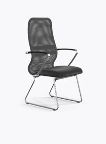 Офисное кресло Ergolife Sit 8 B2-9K - X1+Extra (Св.серый-Черный) в Рязани