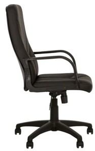Кресло офисное MANAGER (PL64) экокожа ECO-30, черная в Рязани - предосмотр 2