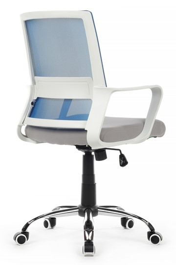 Кресло компьютерное RCH 1029MW, серый/синий в Рязани - изображение 3