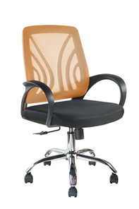 Кресло компьютерное Riva Chair 8099Е, Оранжевый в Рязани