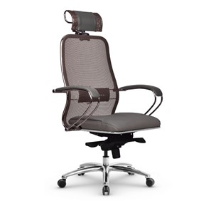 Офисное кресло Samurai SL-2.04 MPES Светло-коричневый / Серый в Рязани
