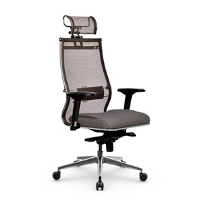 Кресло офисное Samurai SL-3.051 MPES Светло-Коричневый / Серый в Рязани