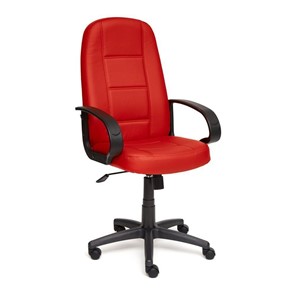 Кресло офисное СН747 кож/зам, красный, арт.7707 в Рязани