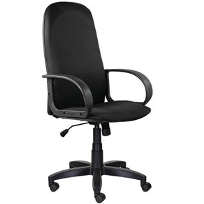 Кресло офисное Brabix Praktik EX-279 (ткань JP/кожзам, черное) 532019 в Рязани