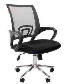 Офисное кресло CHAIRMAN 696 CHROME Сетка TW-04 (серый) в Рязани