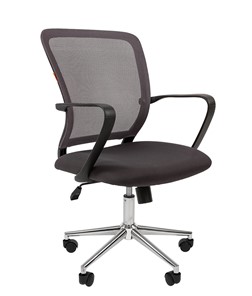 Офисное кресло CHAIRMAN 698 CHROME new Сетка TW-04 (серый) в Рязани