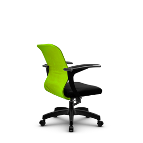 Кресло компьютерное SU-M-4/подл.160/осн.001, Зеленый/Черный в Рязани - предосмотр 2