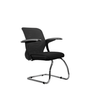 Офисный стул SU-M-4/подл.160/осн.007, Темно-серый/Черный в Рязани