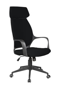 Кресло офисное Riva Chair 7272 (Черный/черный) в Рязани
