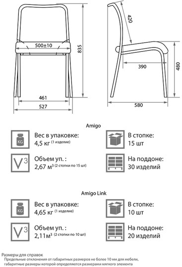 Офисный стул Amigo black сэндвич/cетка W01/T01 в Рязани - изображение 1