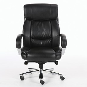 Офисное кресло Brabix Premium Direct EX-580 (хром, рециклированная кожа, черное) в Рязани
