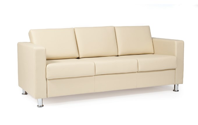 Офисный диван Симпл трехместный, экокожа в Рязани - изображение 1