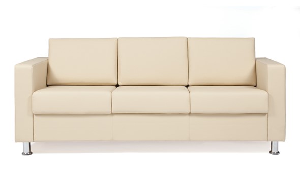 Офисный диван Симпл трехместный, экокожа в Рязани - изображение