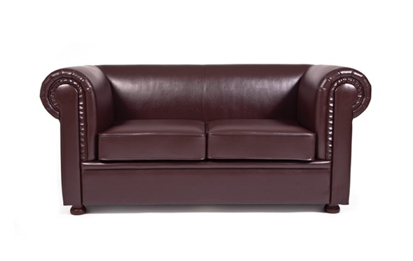 Прямой диван Честер лайт двухместный, экокожа в Рязани - изображение