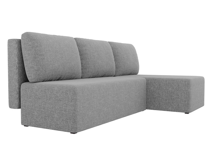 Угловой раскладной диван Поло, Серый (рогожка) в Рязани - изображение 2