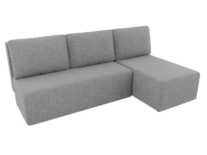 Угловой раскладной диван Поло, Серый (рогожка) в Рязани - изображение 3