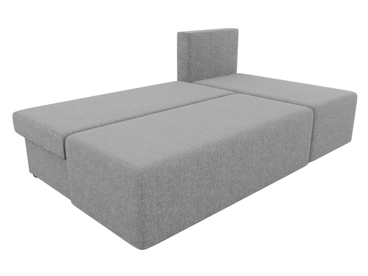 Угловой раскладной диван Поло, Серый (рогожка) в Рязани - изображение 4
