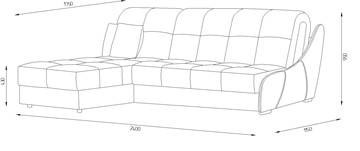 Угловой диван Токио (ППУ) в Рязани - предосмотр 1