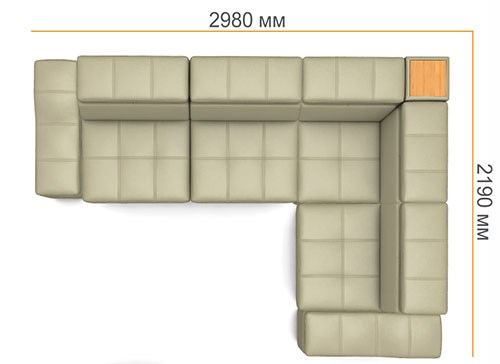 Угловой диван N-0-M ДУ (П1+ПС+УС+Д2+П1) в Рязани - изображение 4