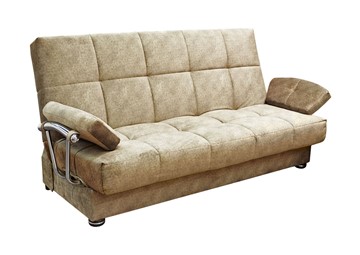 Прямой диван Милана 6 БД с хром. подлокотниками, Боннель в Рязани
