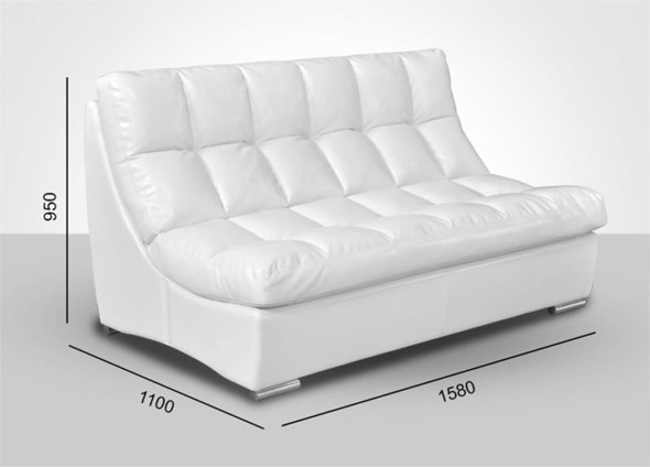 Прямой диван Брайтон с механизмом в Рязани - изображение