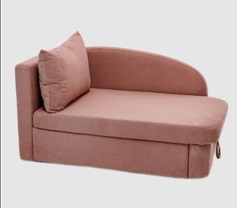 Мягкий диван левый Тедди розовый в Рязани