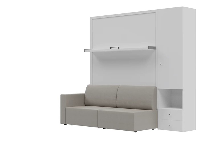 Диван Кровать-трансформер Smart (КД 1400+ШП), шкаф правый, левый подлокотник в Рязани - изображение 2