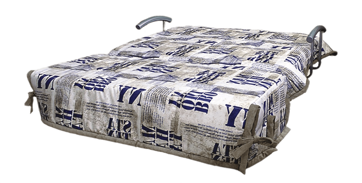 Прямой диван Аккордеон с боковинами, спальное место 1400 в Рязани - изображение 1