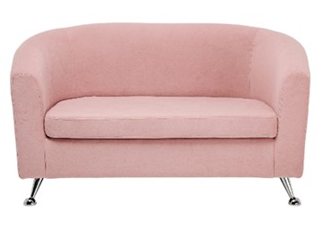 Прямой диван Брамс 2Д розовый в Рязани