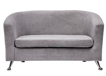Прямой диван Брамс 2Д серый в Рязани
