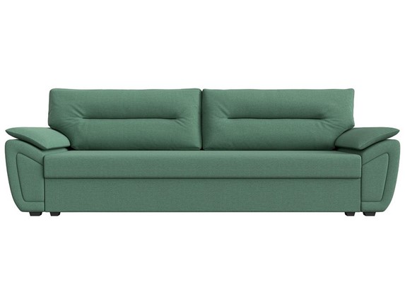 Прямой диван Нэстор Лайт, Амур зеленый (рогожка) в Рязани - изображение