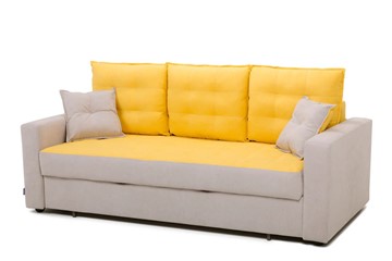 Прямой диван Рио 3 с двумя декоративными подушками в Рязани