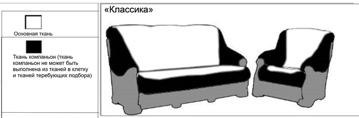 Большой диван Классика Б, Миксотойл в Рязани - изображение 5