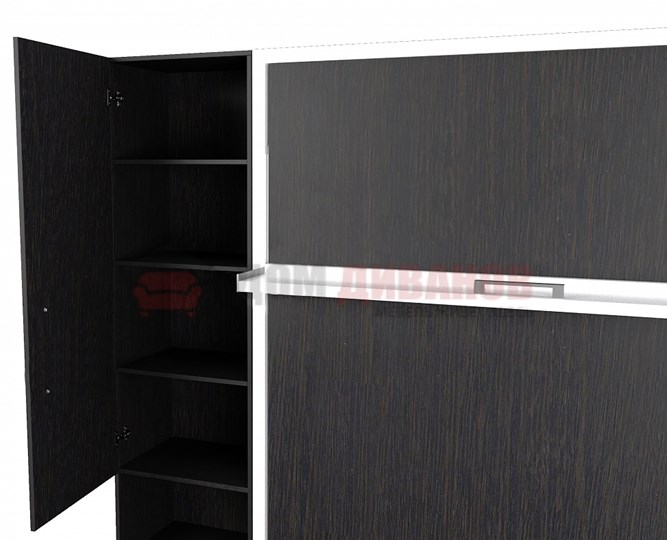 Диван Кровать-трансформер Smart (ШЛ+КД 1400+ШП), 2 шкафа, без подлокотников в Рязани - изображение 2