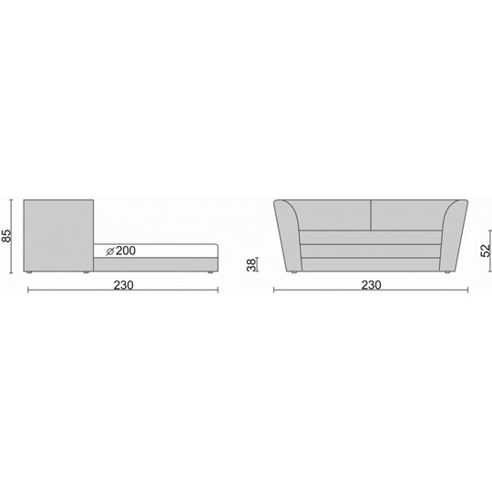 Круглый диван-кровать Смайл в Рязани - изображение 6