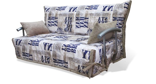 Прямой диван Аккордеон с боковинами, спальное место 1400 в Рязани - изображение